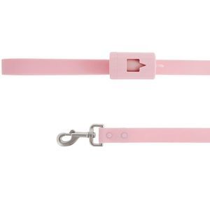 Top Paw Waste Bag Dispenser Dog Leash Waterproof Odor Free Handle Pink‎ 4 FT